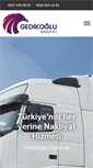 Mobile Screenshot of gedikoglunakliyat.com