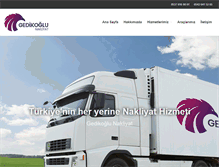 Tablet Screenshot of gedikoglunakliyat.com
